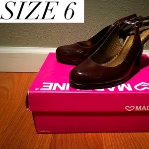 Madeline Dark Brown Pump, Size 6